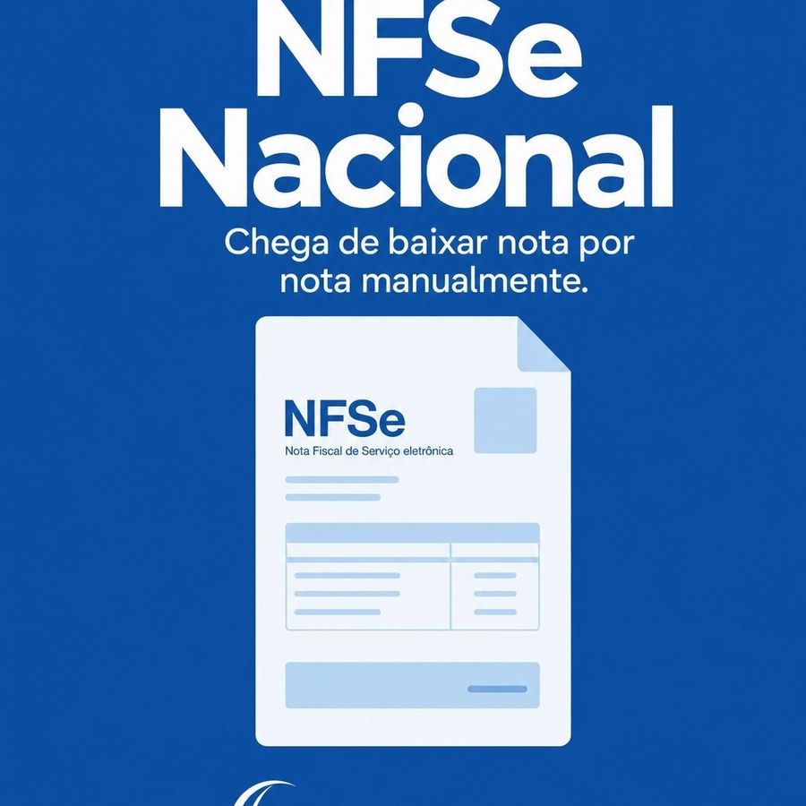 NFSe Nacional: chega de abrir o portal da prefeitura e baixar nota por nota manualmente.